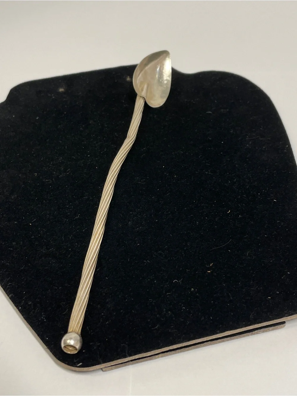 Vintage Antique Sterling Cocktail Sipper straws Spoons, circa 1900, 49g